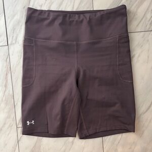 Under Armour Women's Mauve Purple 8” Bike Shorts